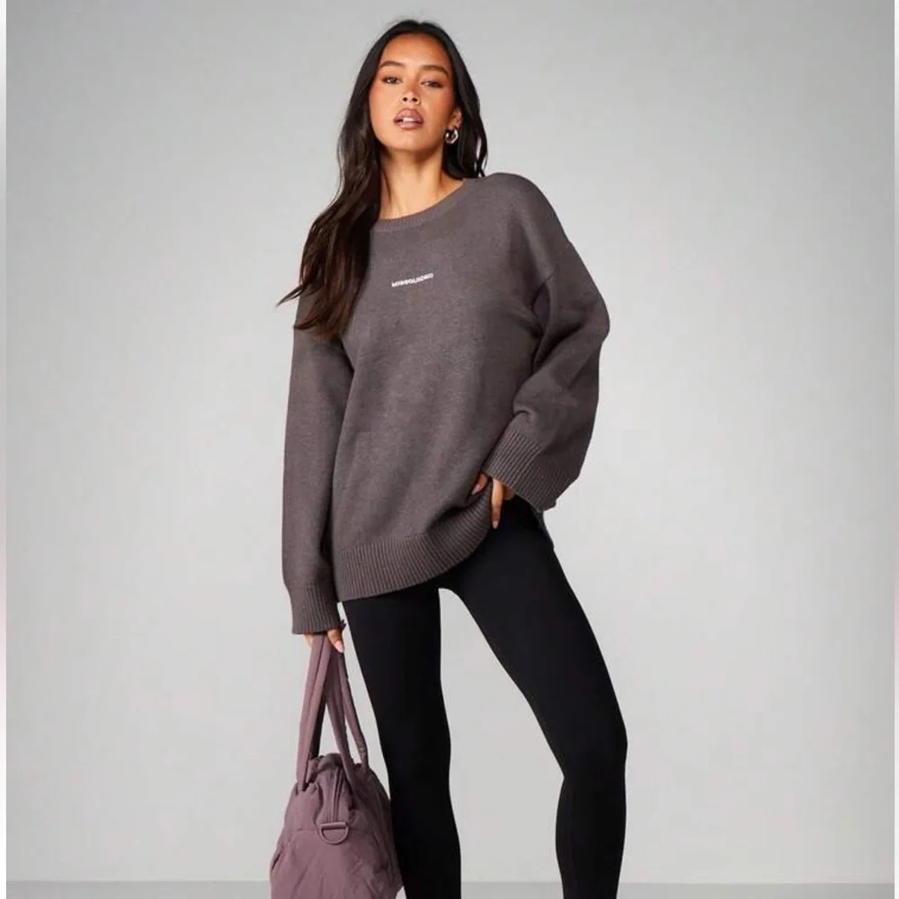 Missguided embroidered sweater medium